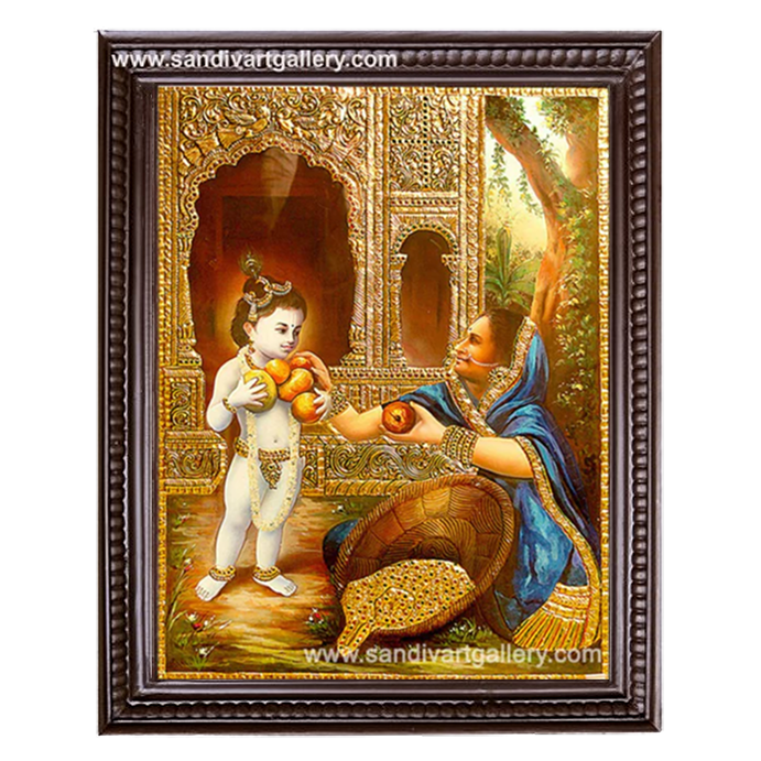 Krishna Tanjore Painting 4