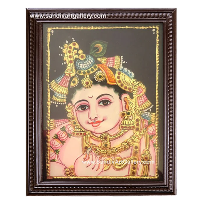 Krishna Tanjore Painting 5