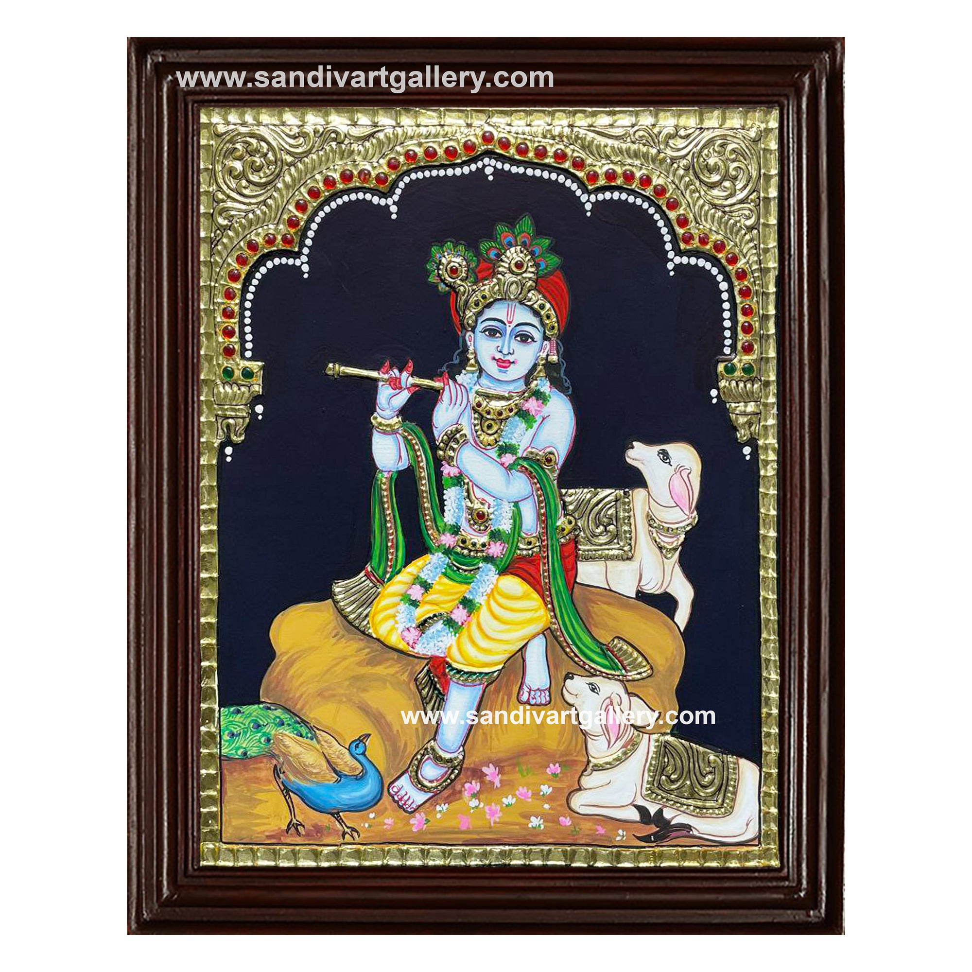 Krishna Tanjore Painting