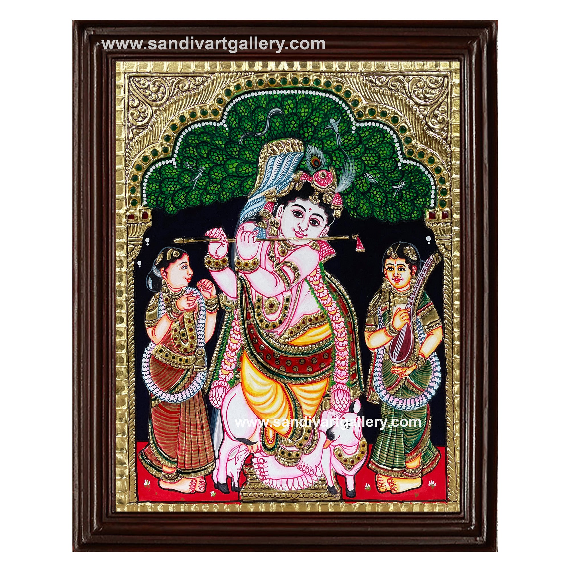 Krishna Tanjore Painting
