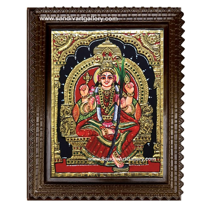Kamakshi Amman Tanjore Painting