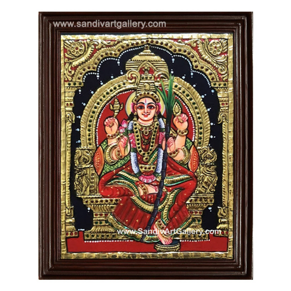 Kamakshi Amman Tanjore Painting