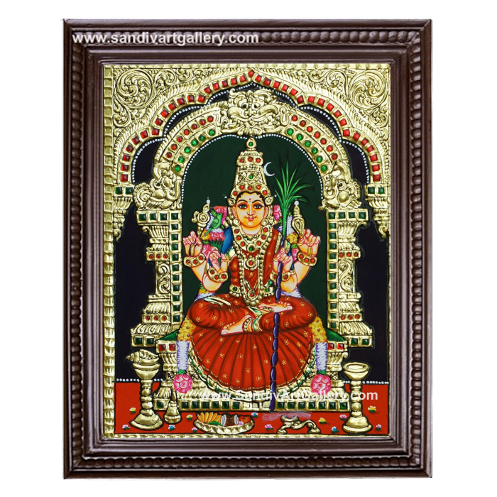 Kanchi Kamakshi Amman Tanjore Painting