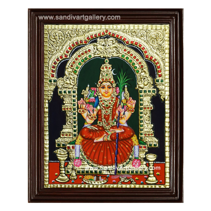 Kanchi Kamakshi Amman Tanjore Painting