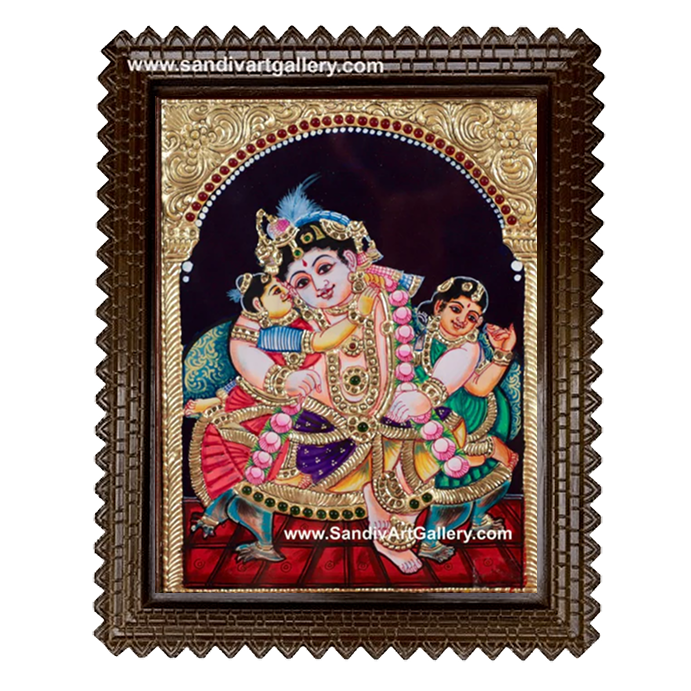 Krishna Tanjore Painting1