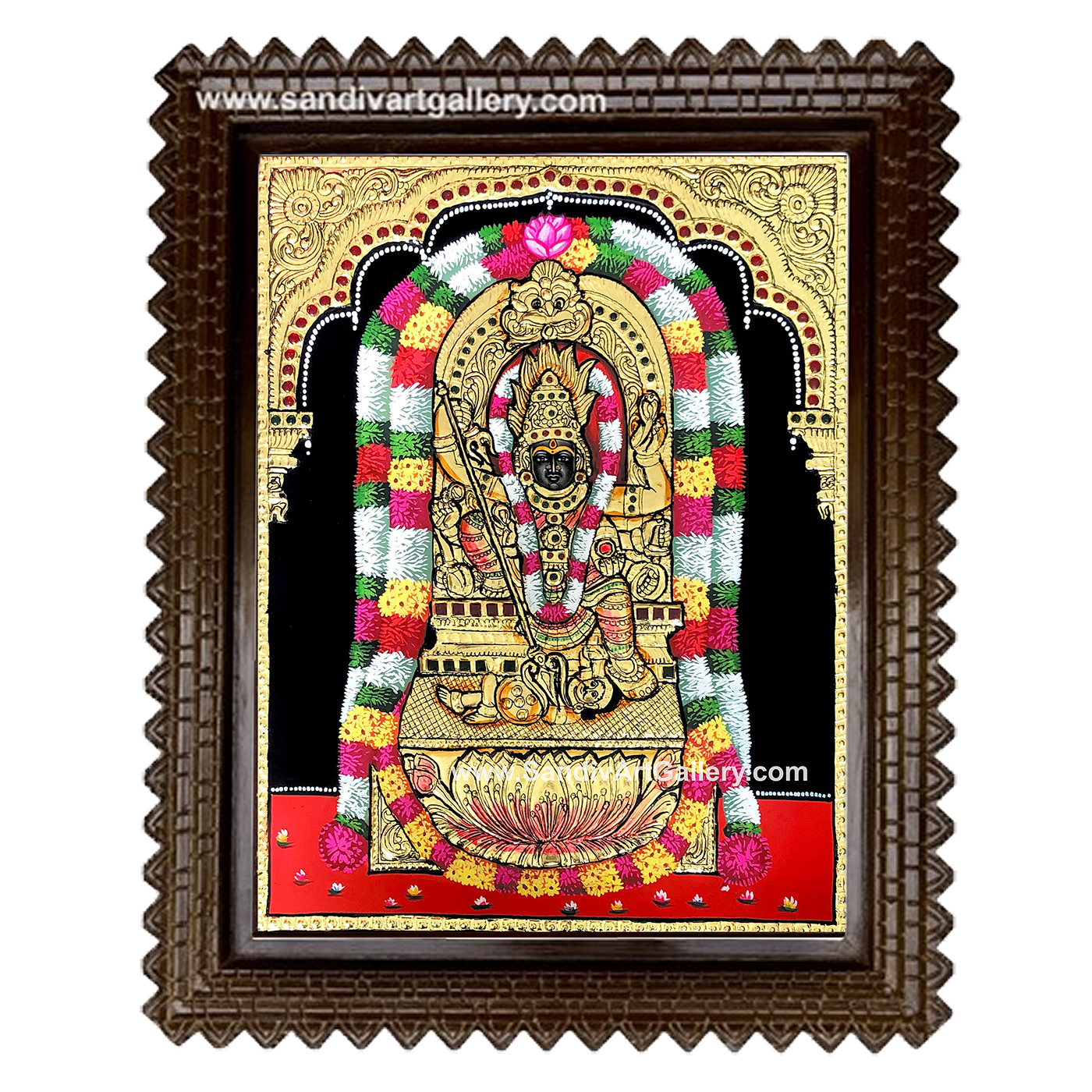 Shri Ponakaliamman Tanjore Painting