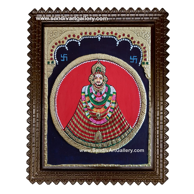 Shyam Baba Tanjore Painting