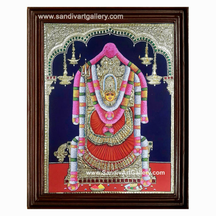 Selvanayaki Amman Keeranur Tanjore Painting