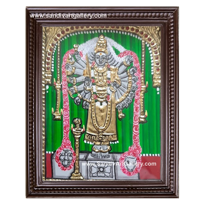 Durga Small Size Tanjore Painting