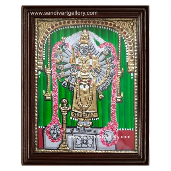 Durga Small Size Tanjore Painting