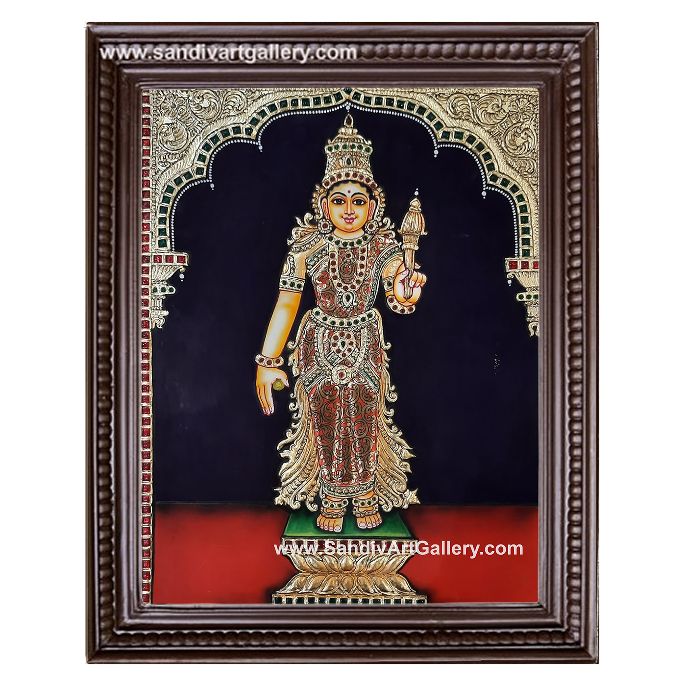 Thevathamman Tanjore Painting