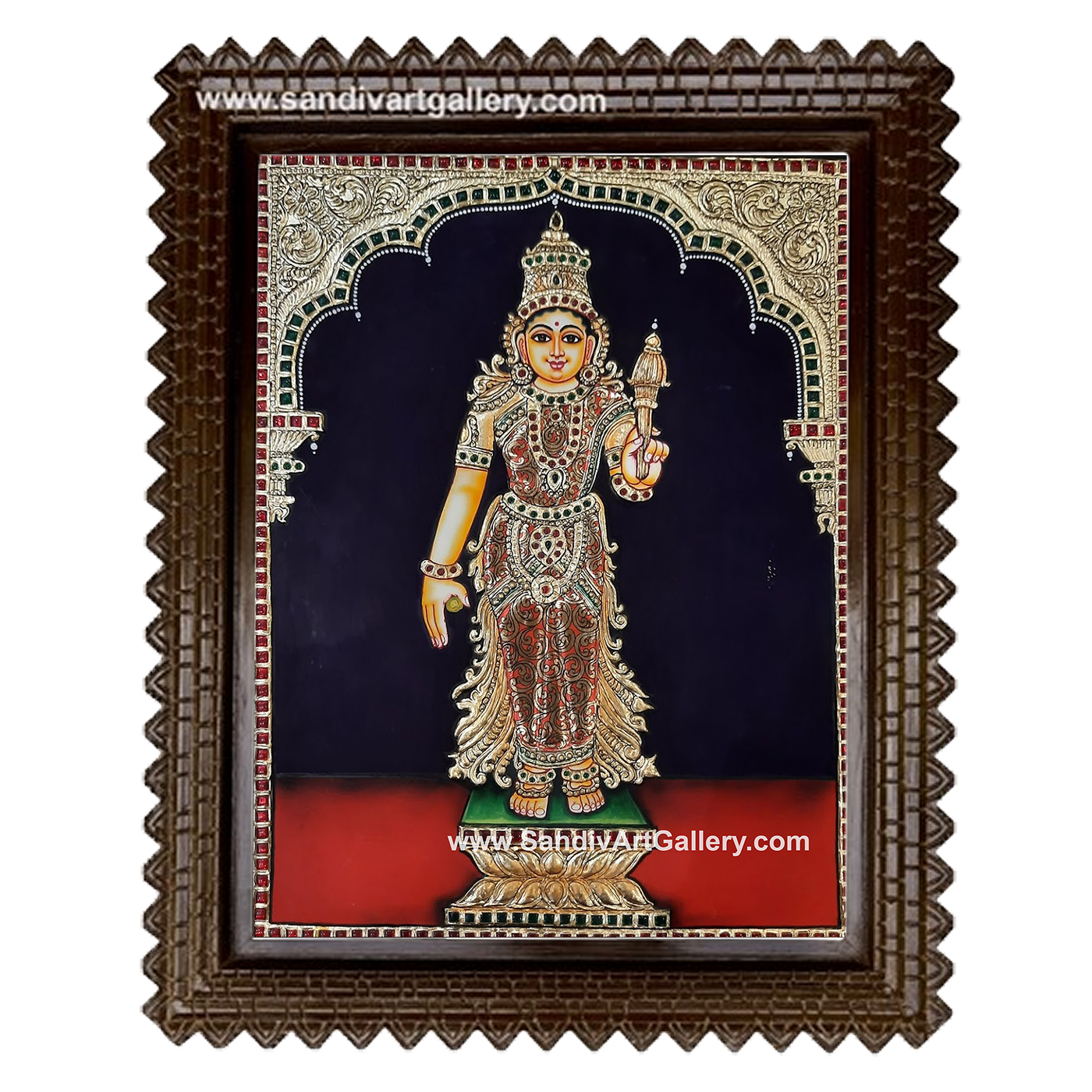 Thevathamman Tanjore Painting