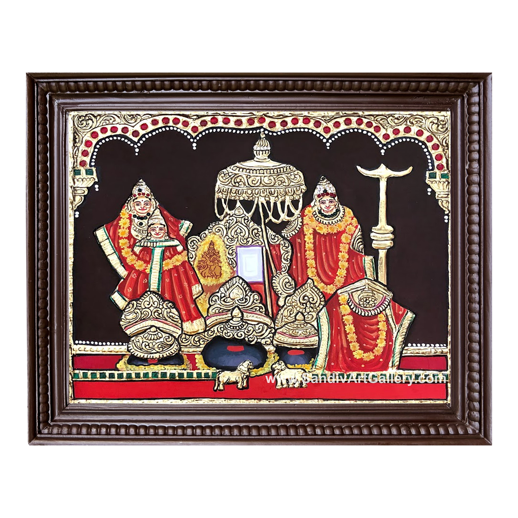 Vaishnavi Devi Tanjore Painting