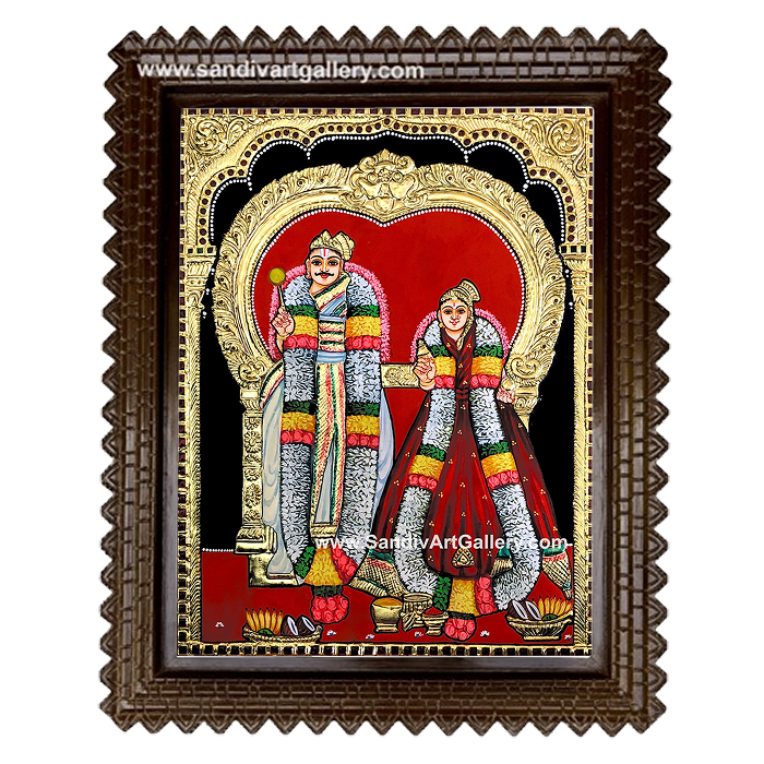 Nayan Naidu Siddama Tanjore Painting