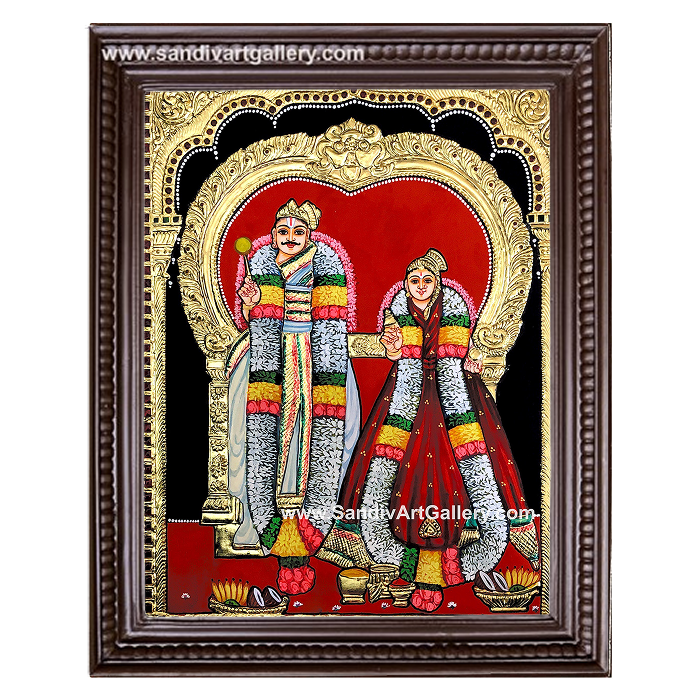Nayan Naidu Siddama Tanjore Painting