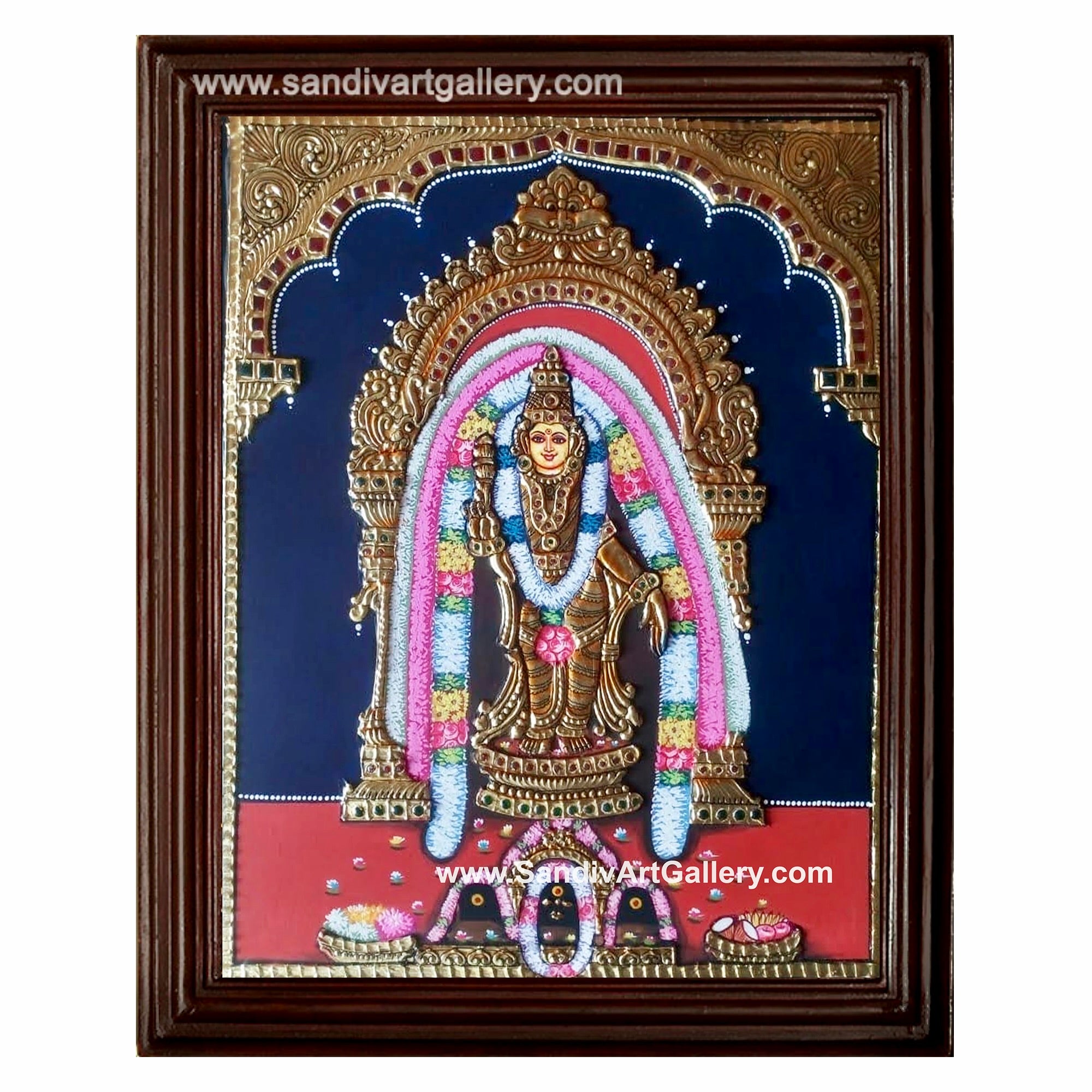 Periya Nachi Amman Tanjore Painting