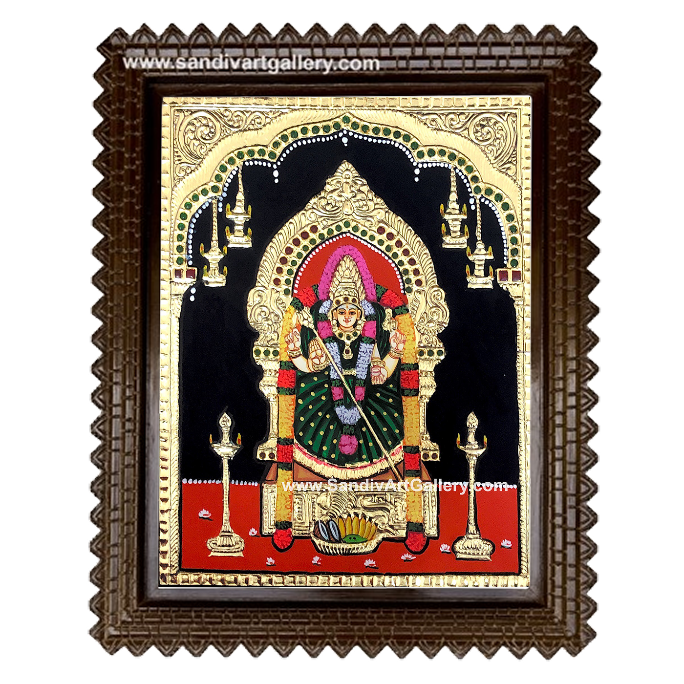 Selvanayaki Amman Tanjore Painting