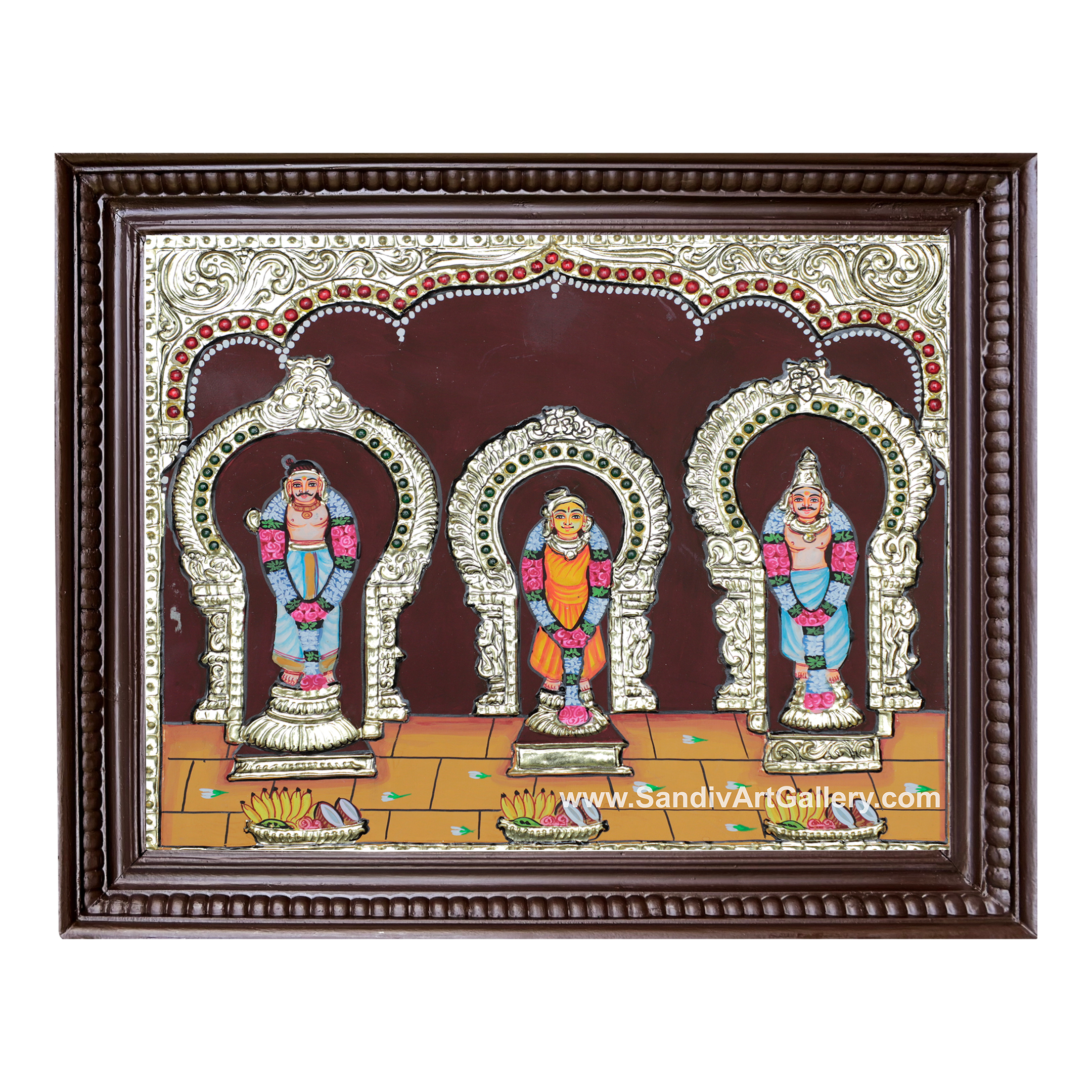 Annamar Swamy Tanjore Painting