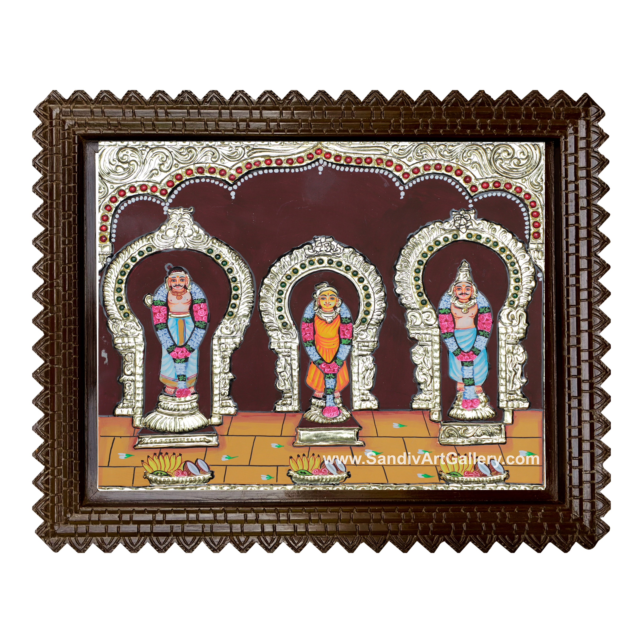 Annamar Swamy Tanjore Painting