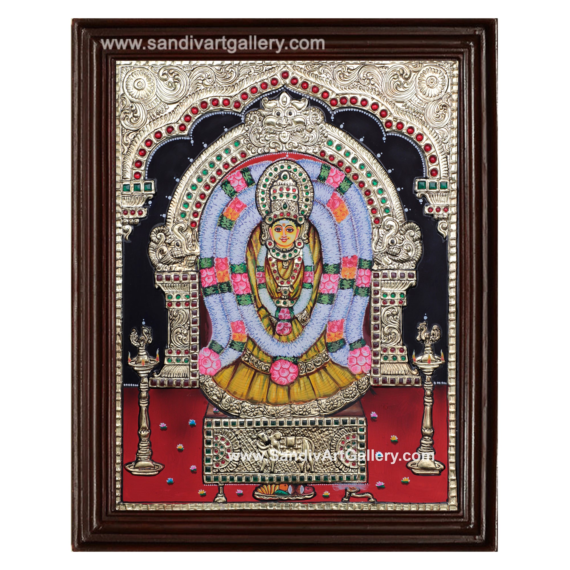 Amman Tanjore Painting7