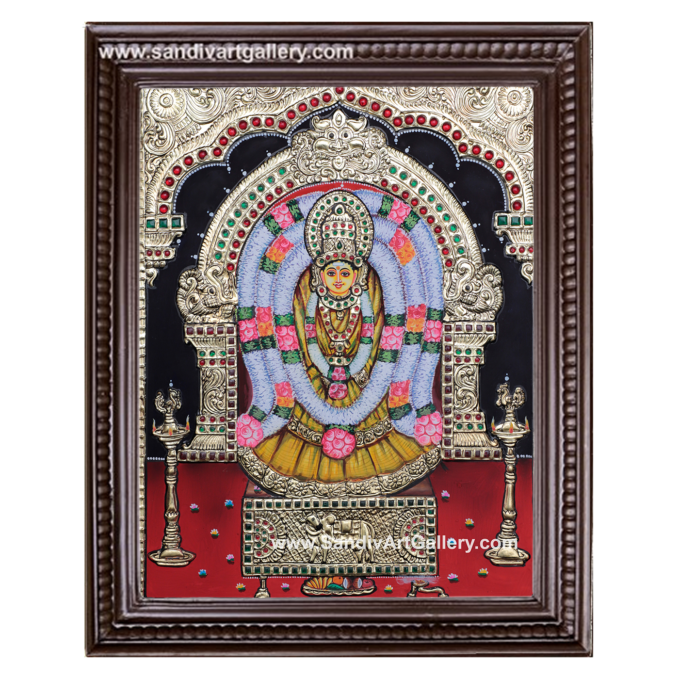 Amman Tanjore Painting7