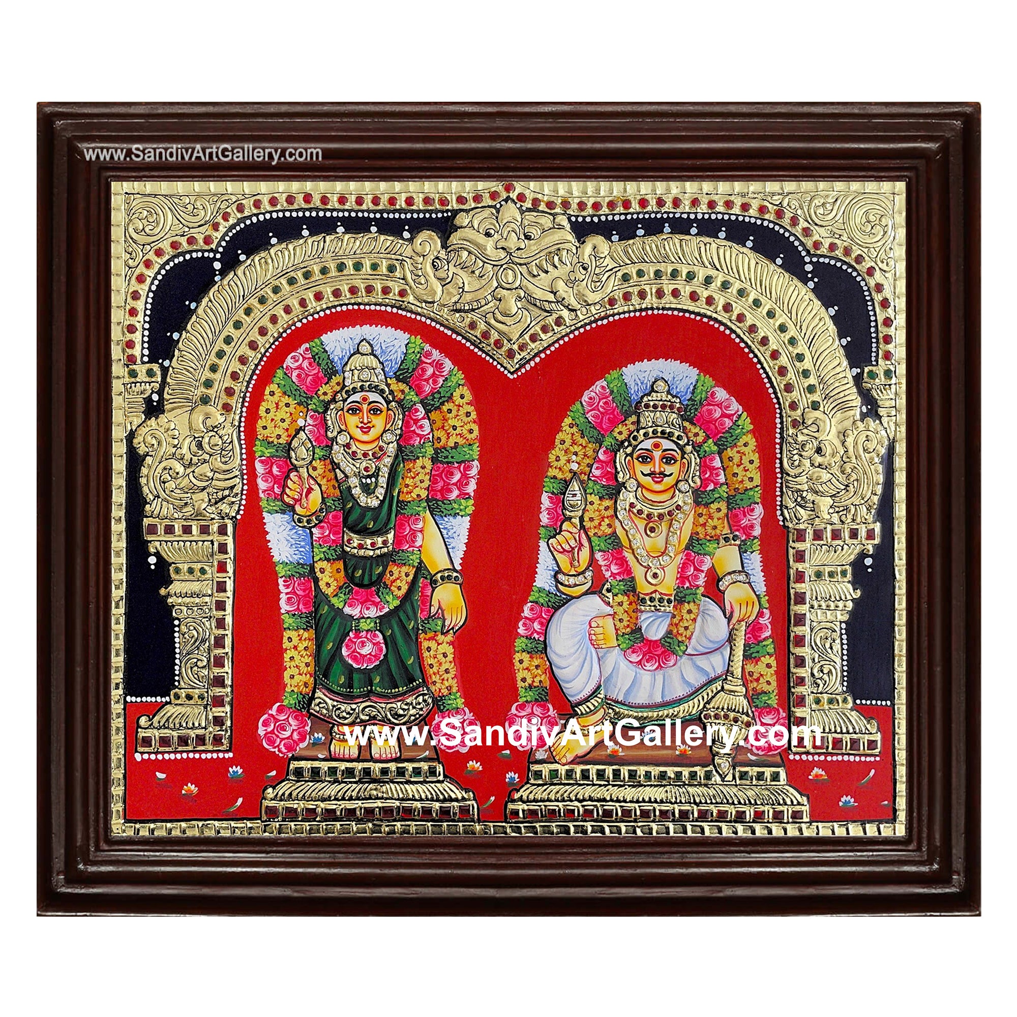 Kavundachi Amman Kavundarsamy Tanjore Painiting