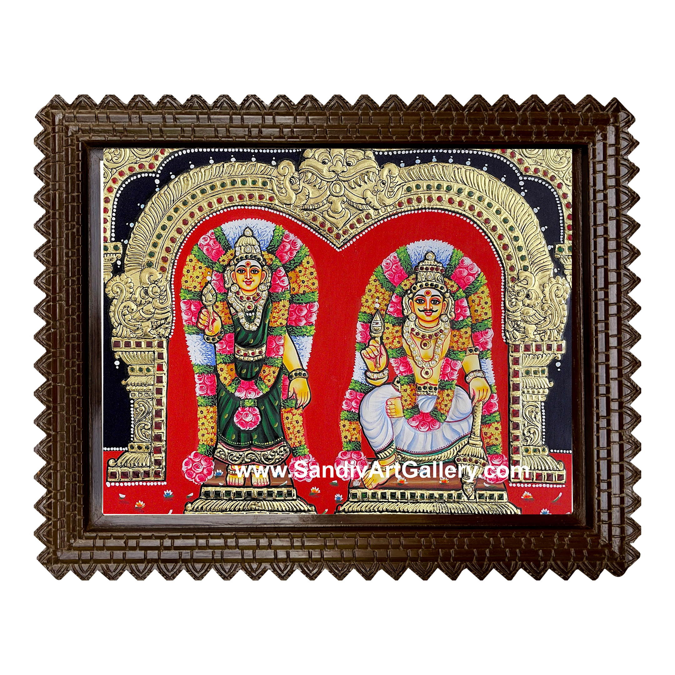 Kavundachi Amman Kavundarsamy Tanjore Painiting