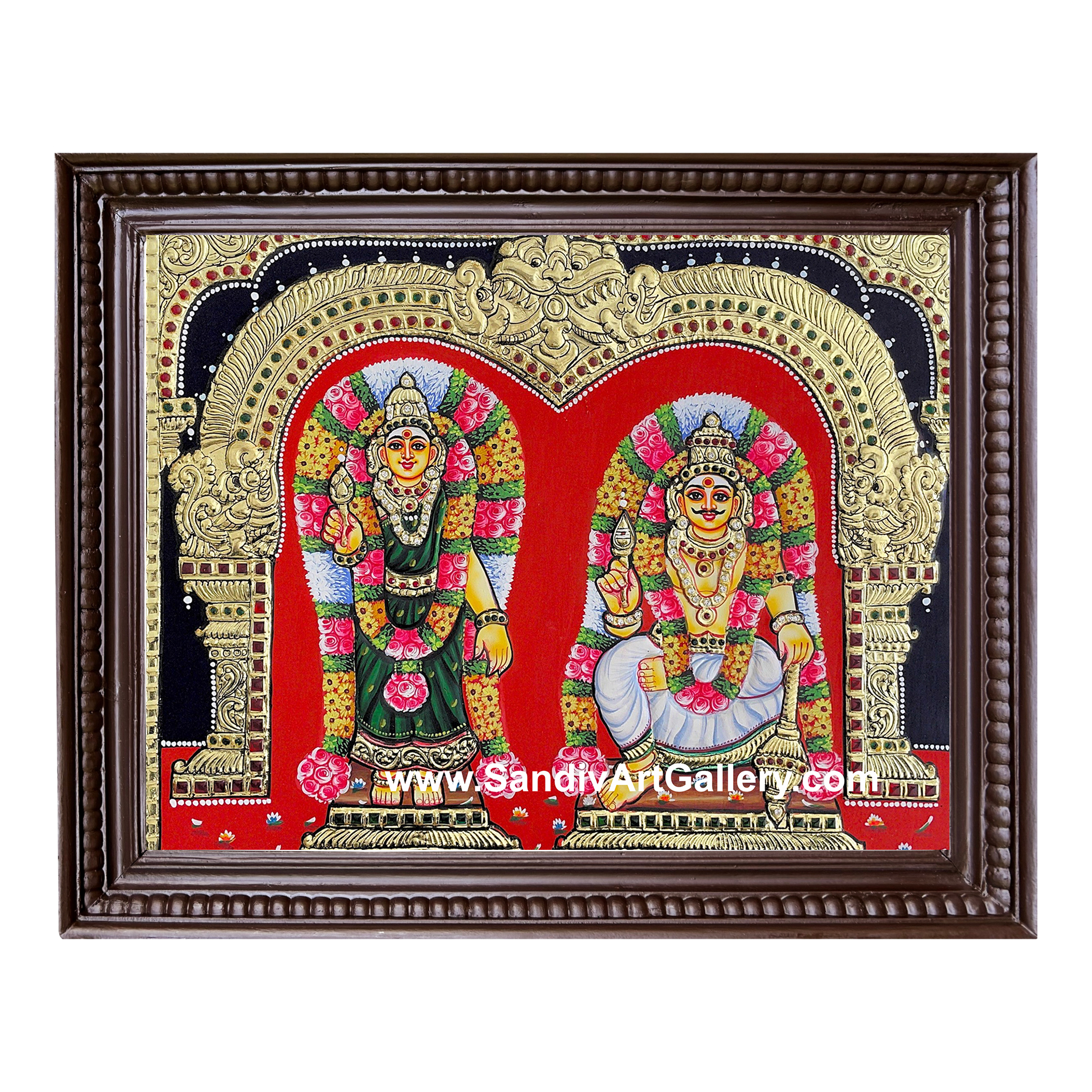 Kavundachi Amman Kavundarsamy Tanjore Painiting