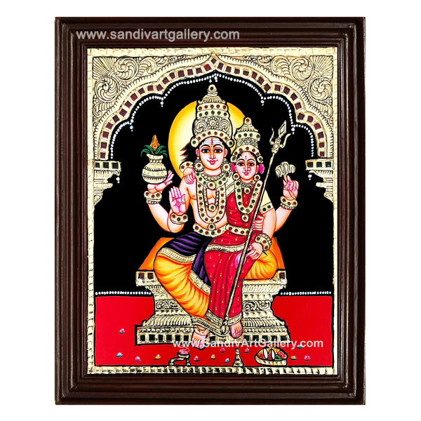 Swarna Akarshana Bhairavar Tanjore Painting