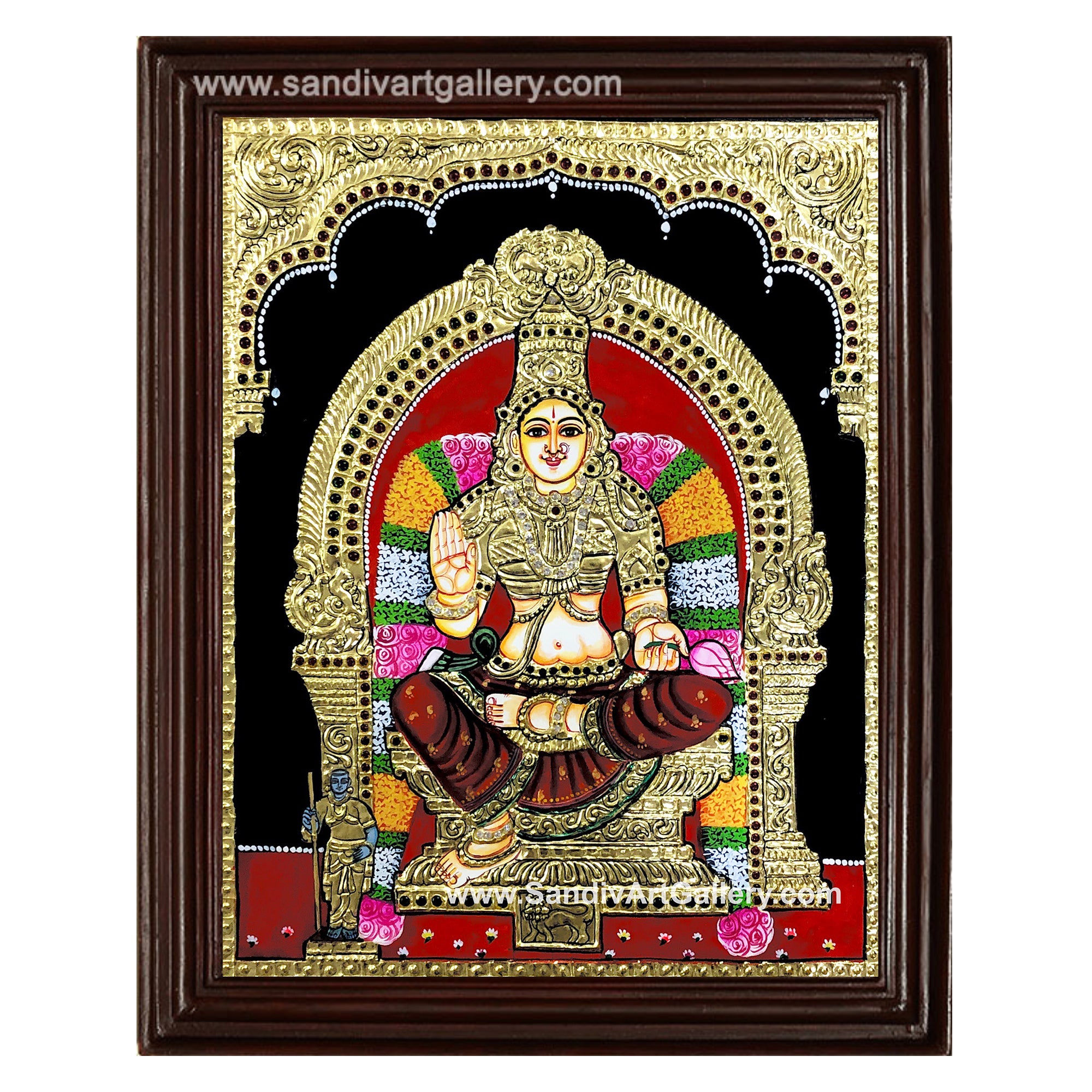 Veeramathi Amman Tanjore Painting
