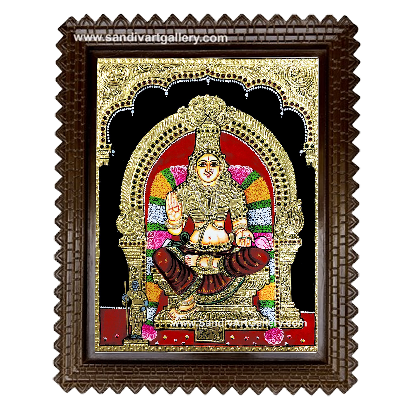 Veeramathi Amman Tanjore Painting