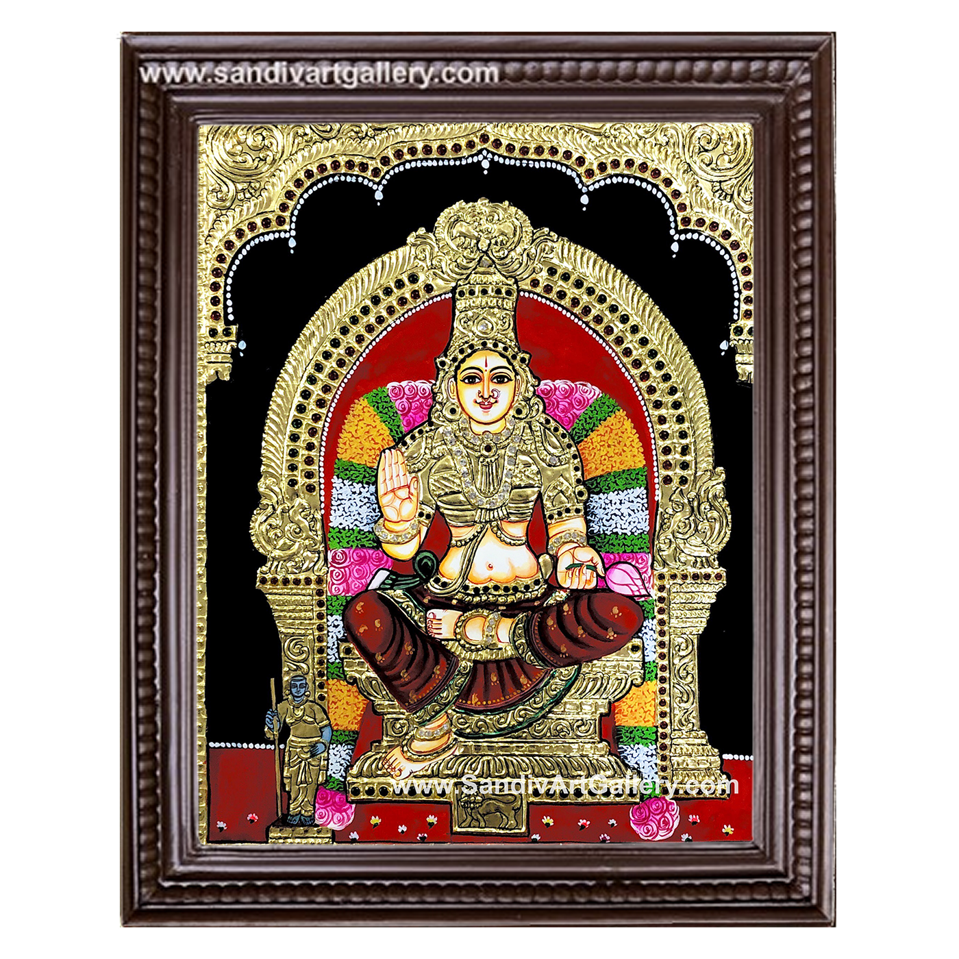 Veeramathi Amman Tanjore Painting