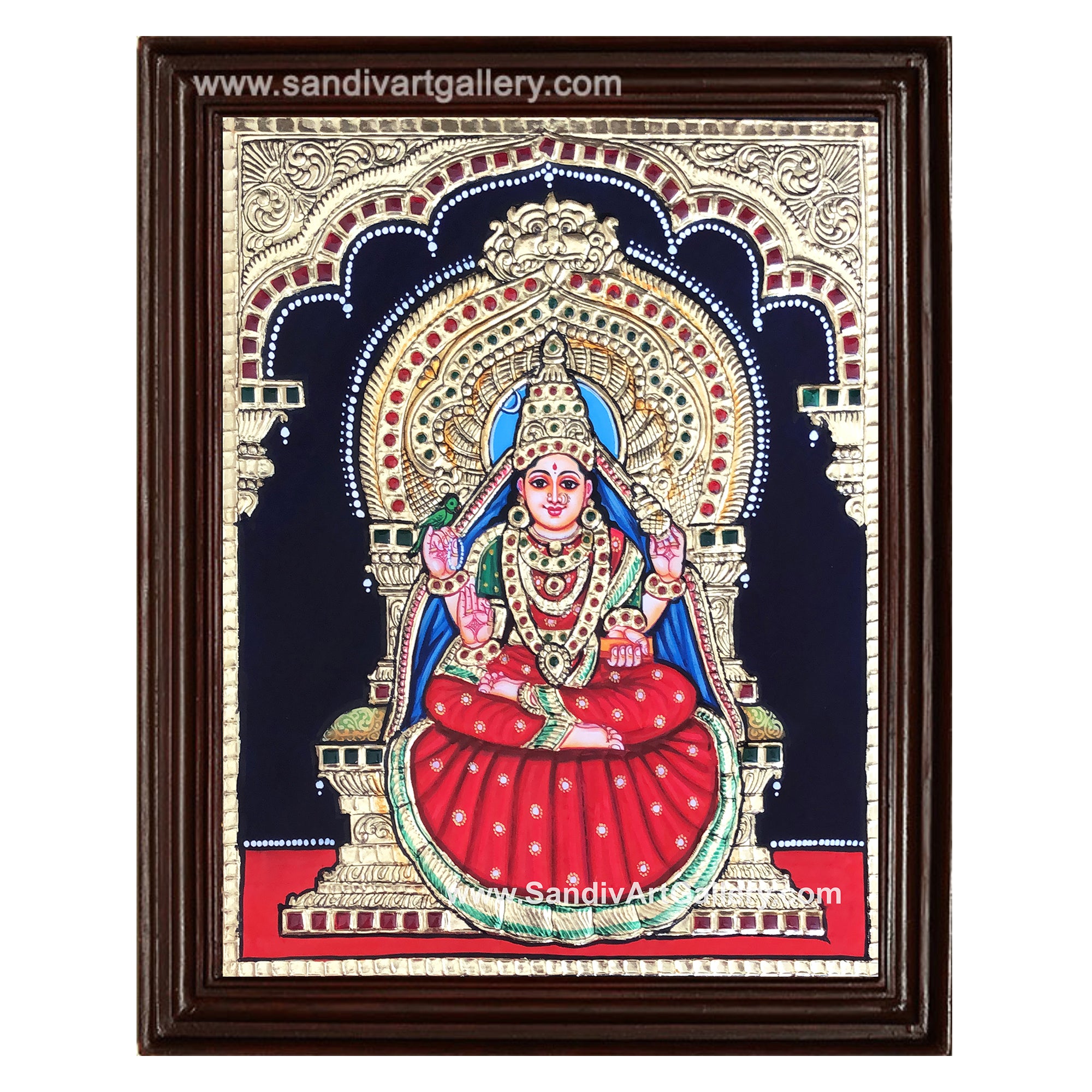 Sharadhambal Tanjore Painting