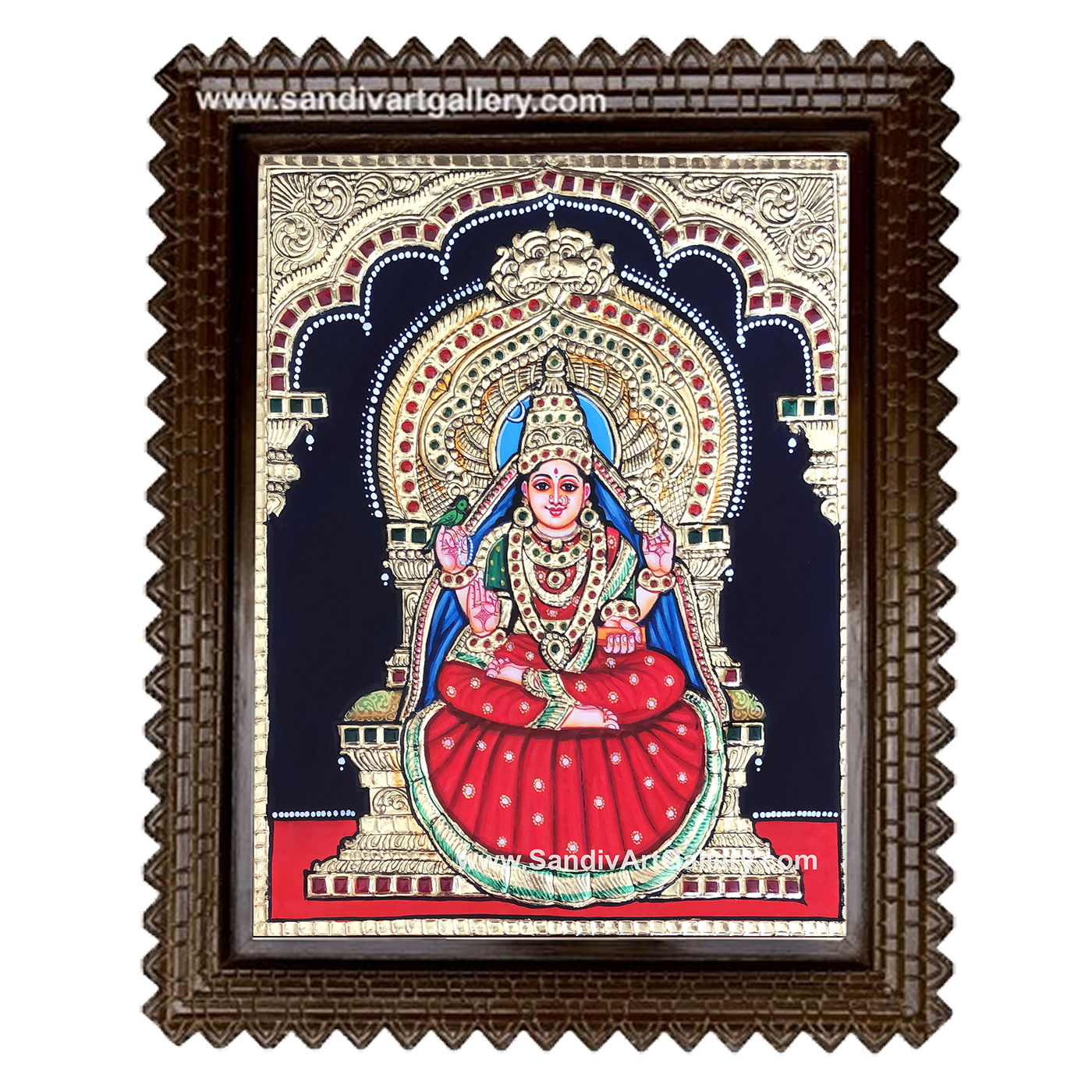 Sharadhambal Tanjore Painting