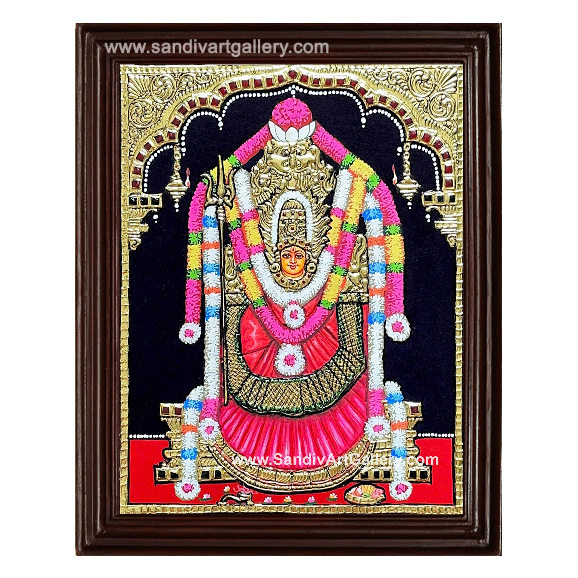 Selvanayaki Amman Tanjore Painting1