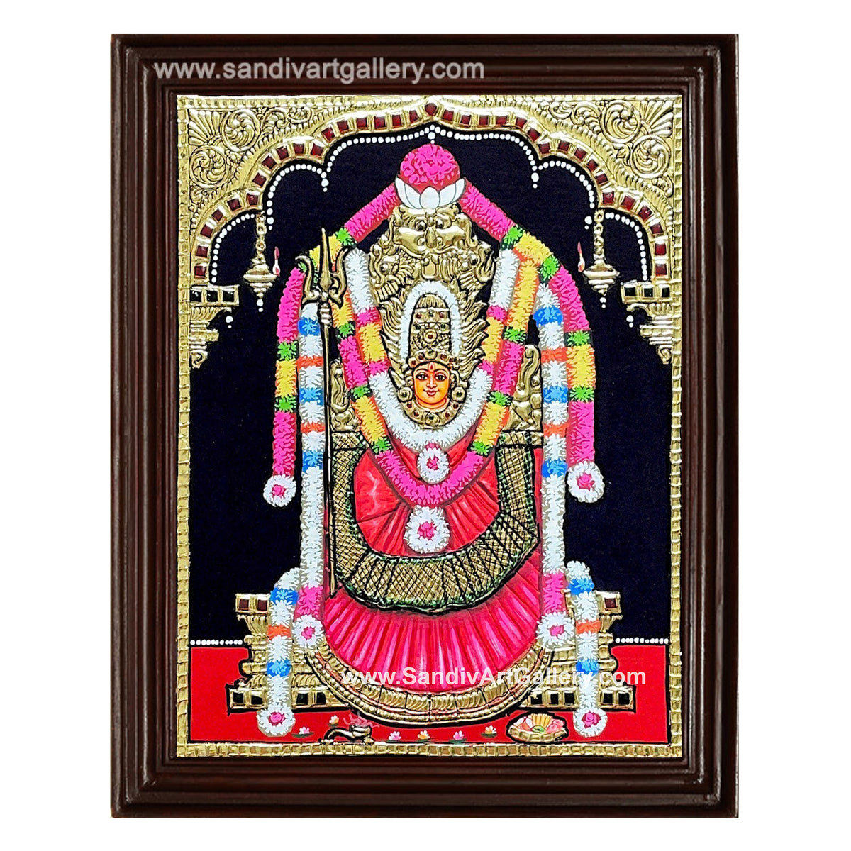 Selvanayaki Amman Tanjore Painting1