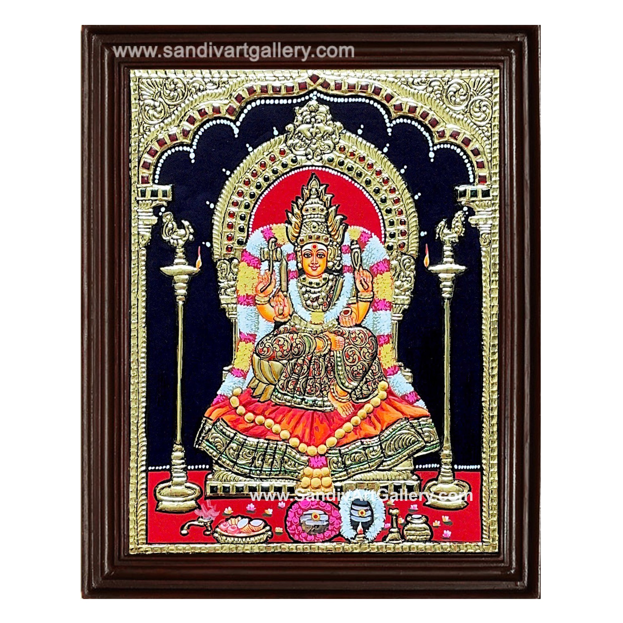 Bannari Amman Tanjore Painting1