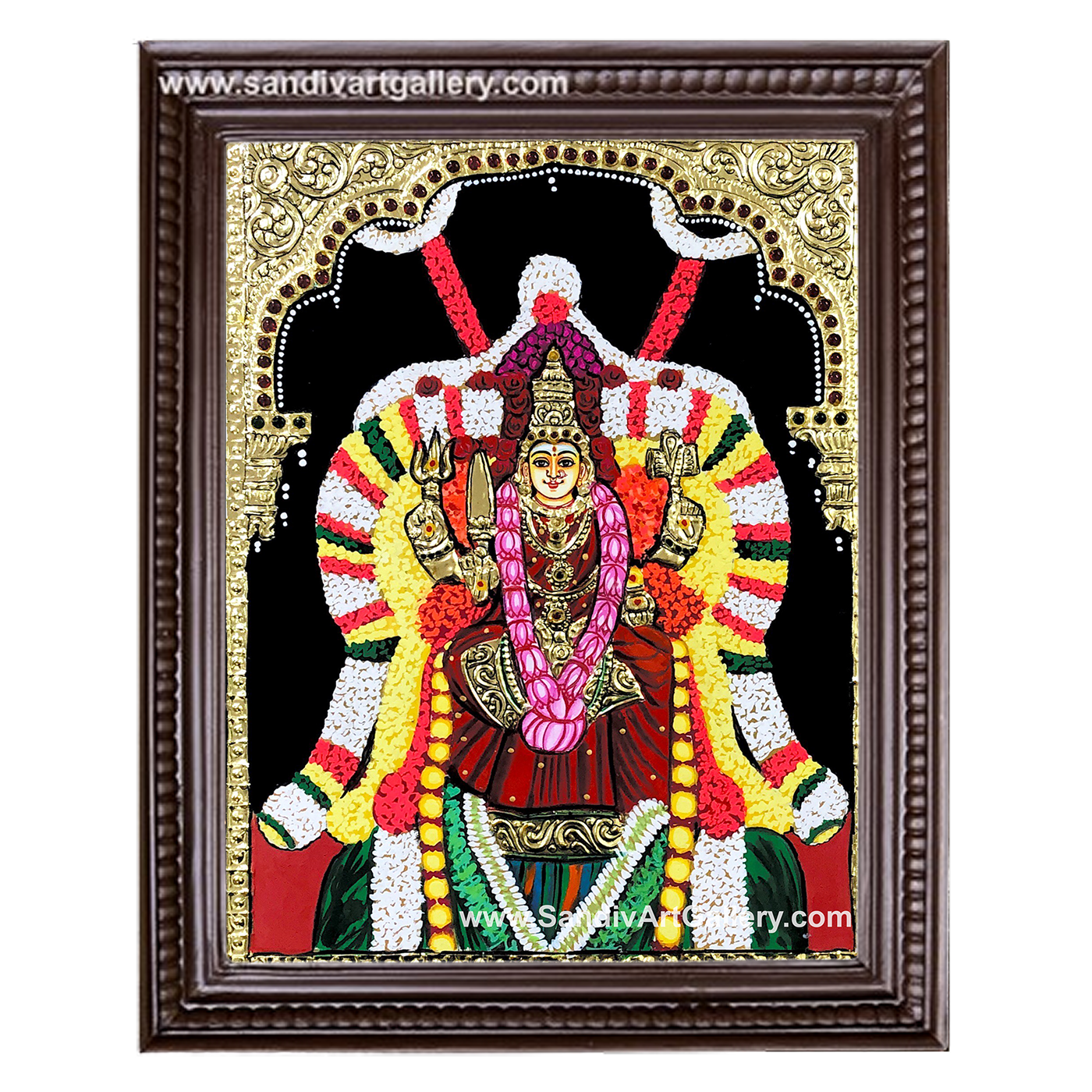 Amman Tanjore Painting8