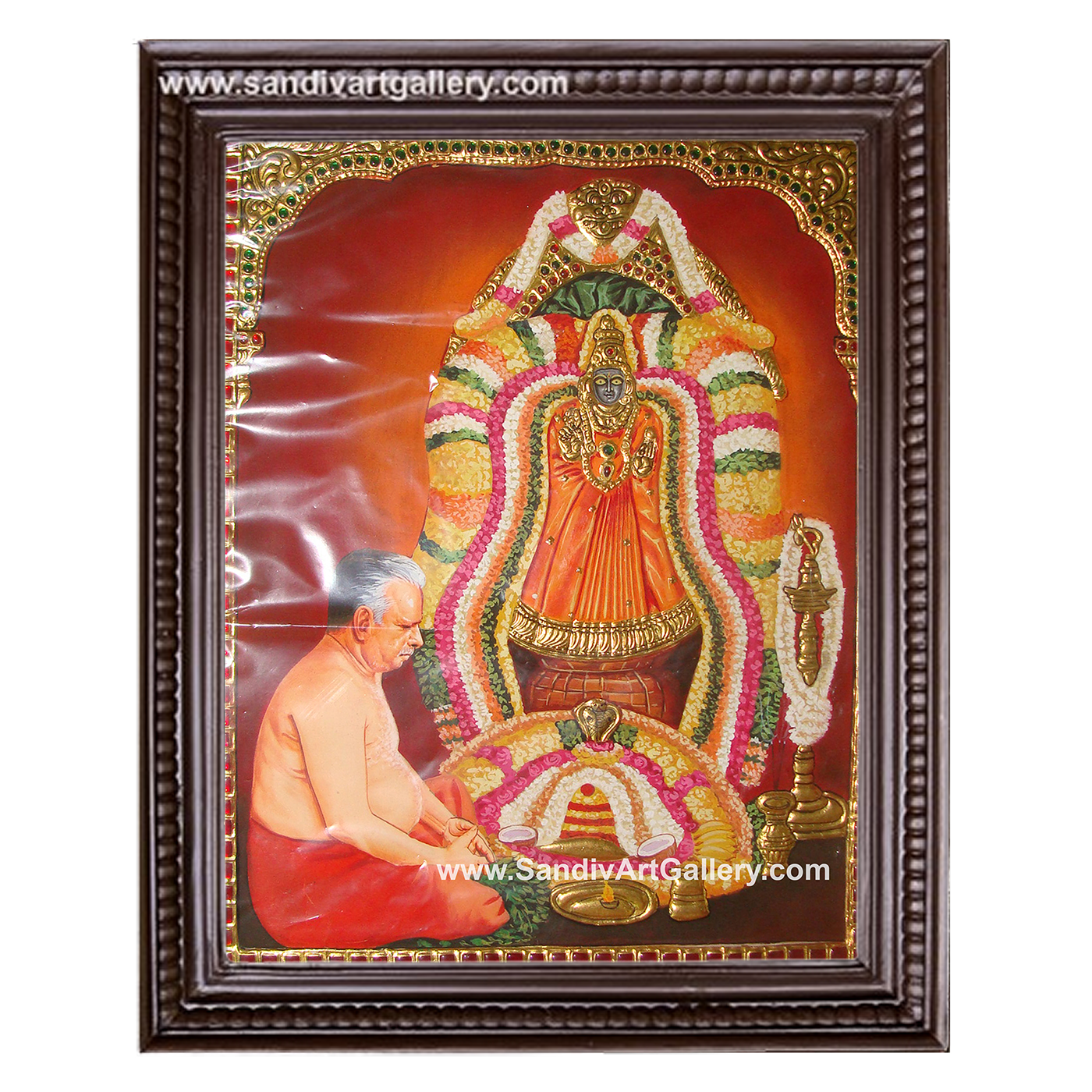 Melmaruvathur Adhi Parasakthi Tanjore Painting