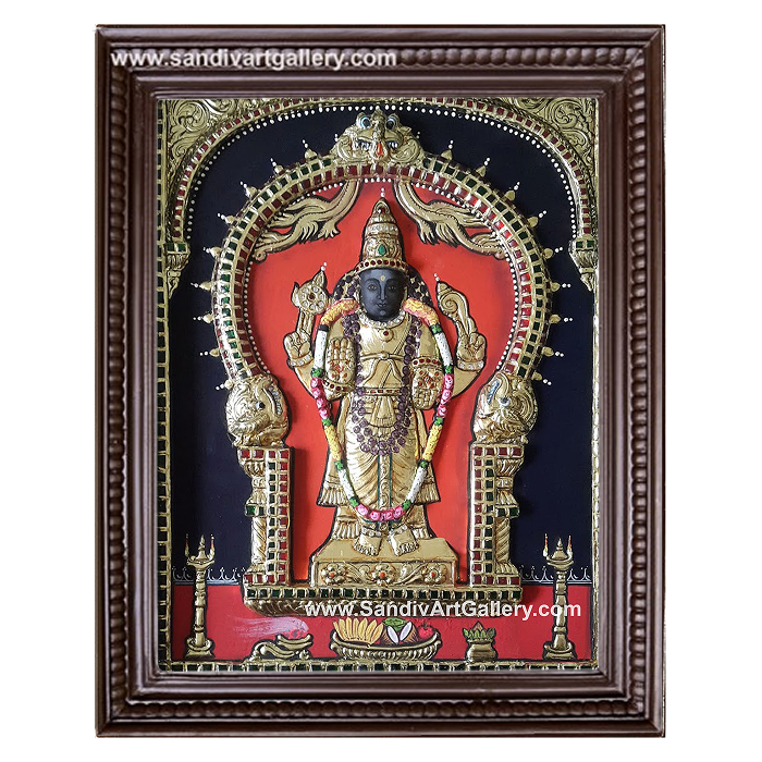 Kuladeivam 2D Tanjore Painting