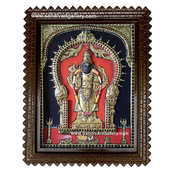 Kuladeivam 2D Tanjore Painting