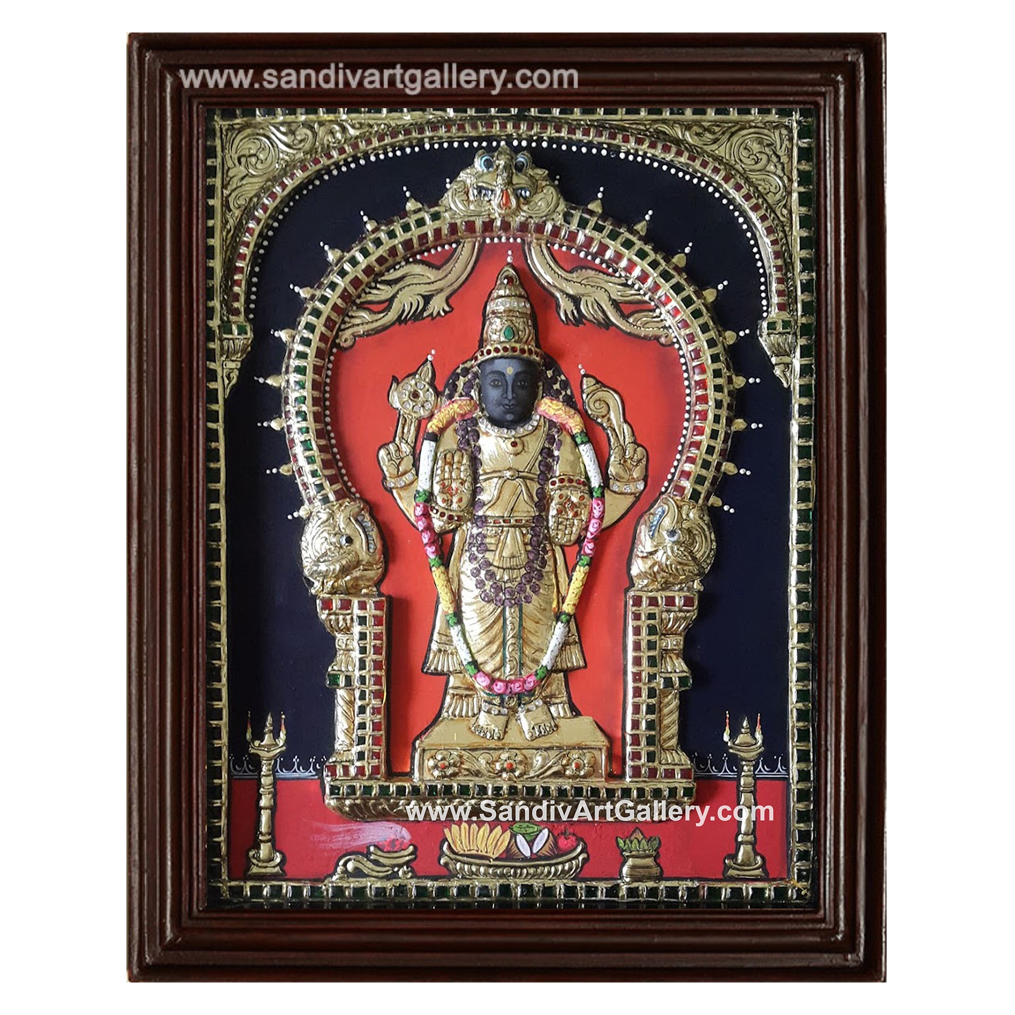 Kuladeivam 2D Tanjore Painting