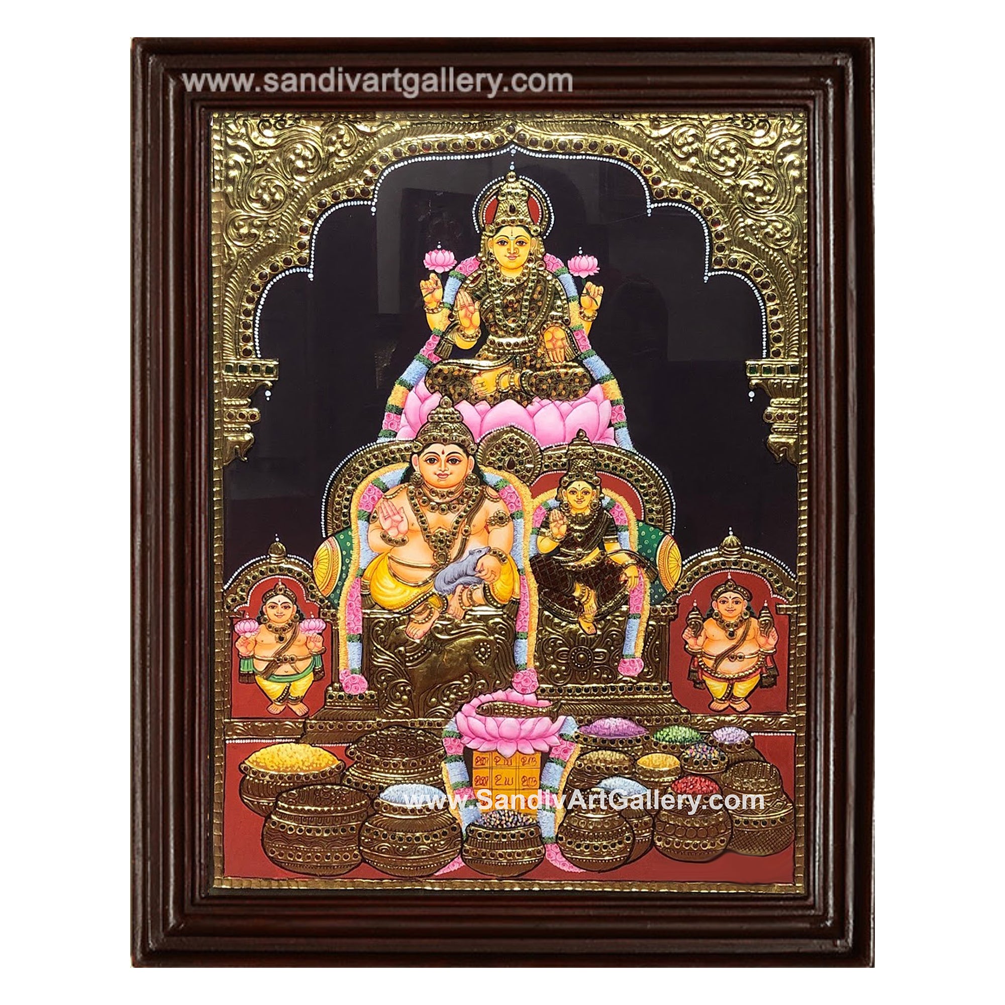 Kuberalakshmi Tanjore Painting1