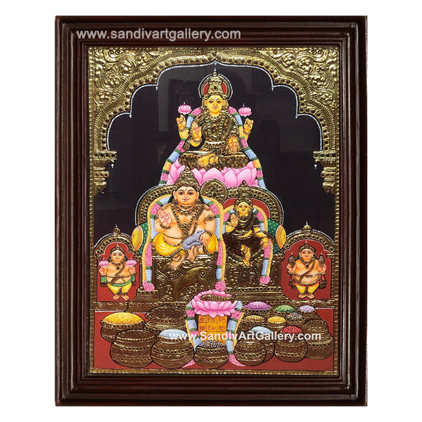 Kuberalakshmi Tanjore Painting1