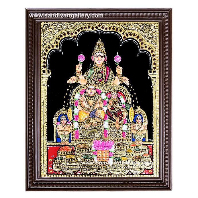 Gubera Lakshmi Tanjore Painting