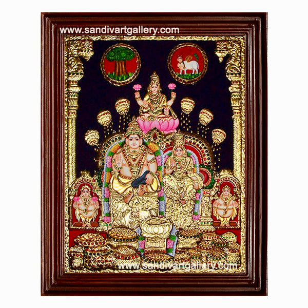 Kuberalakshmi Tanjore Painting