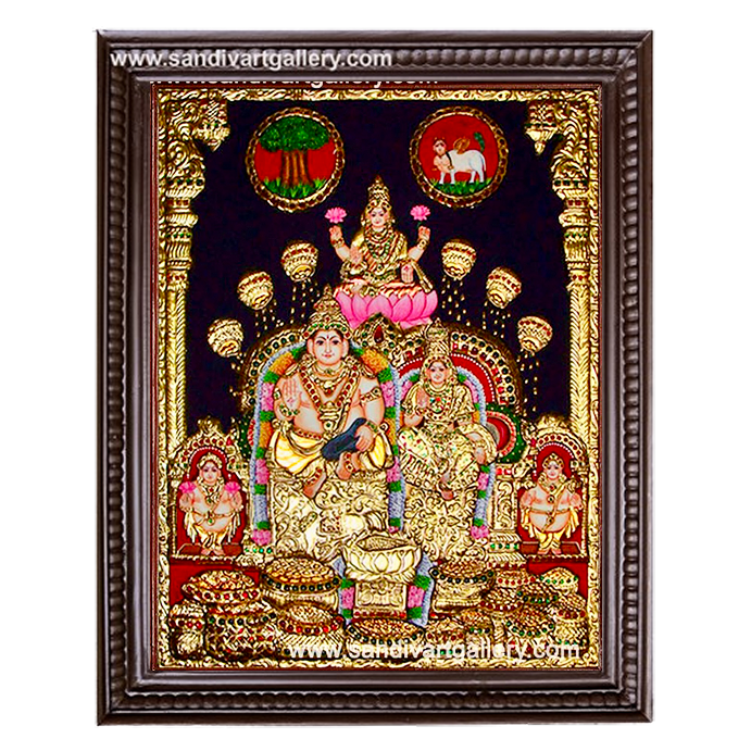 Kuberalakshmi Tanjore Painting
