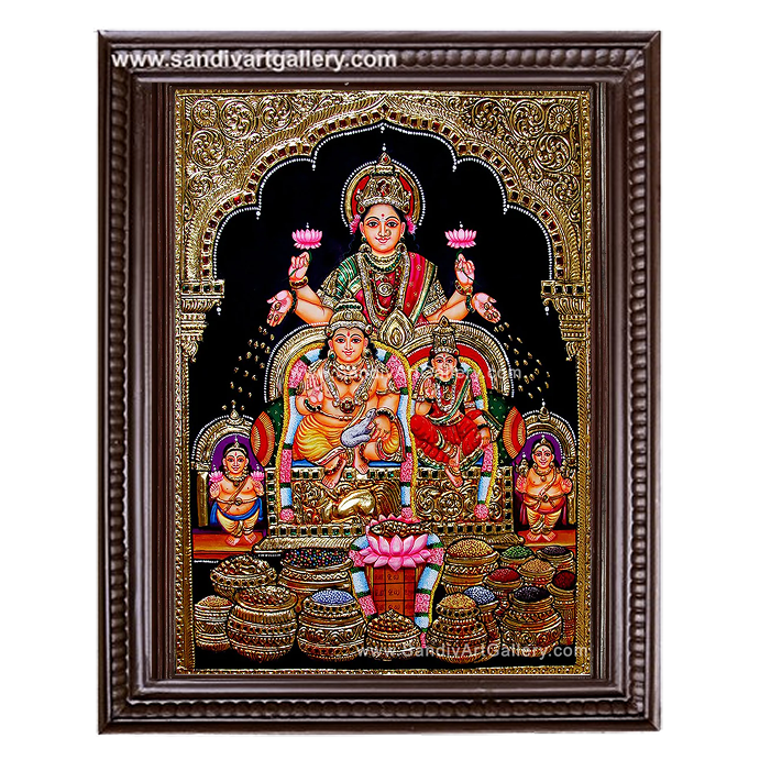 Gubera Lakshmi Tanjore Painting1