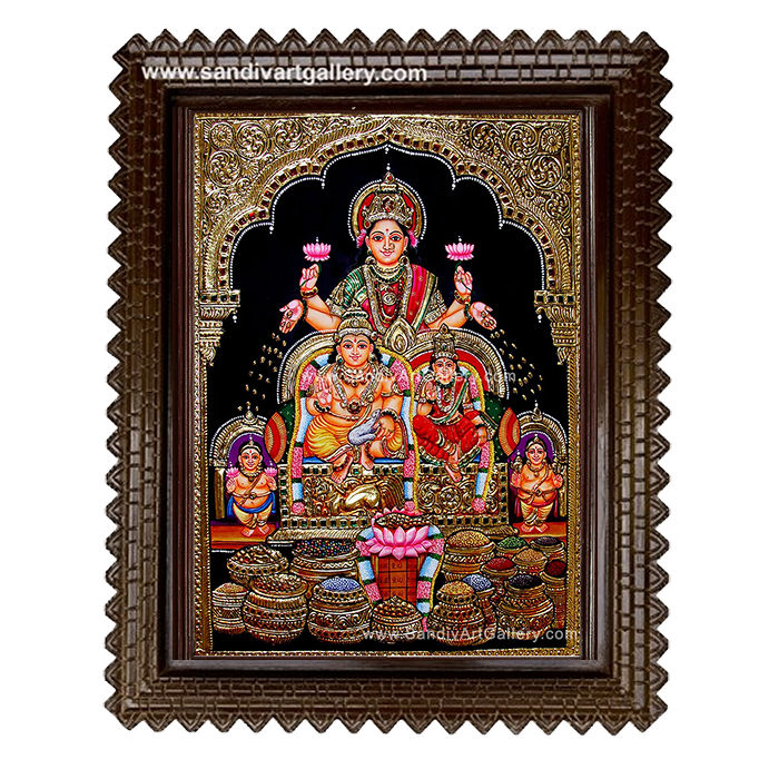 Gubera Lakshmi Tanjore Painting1