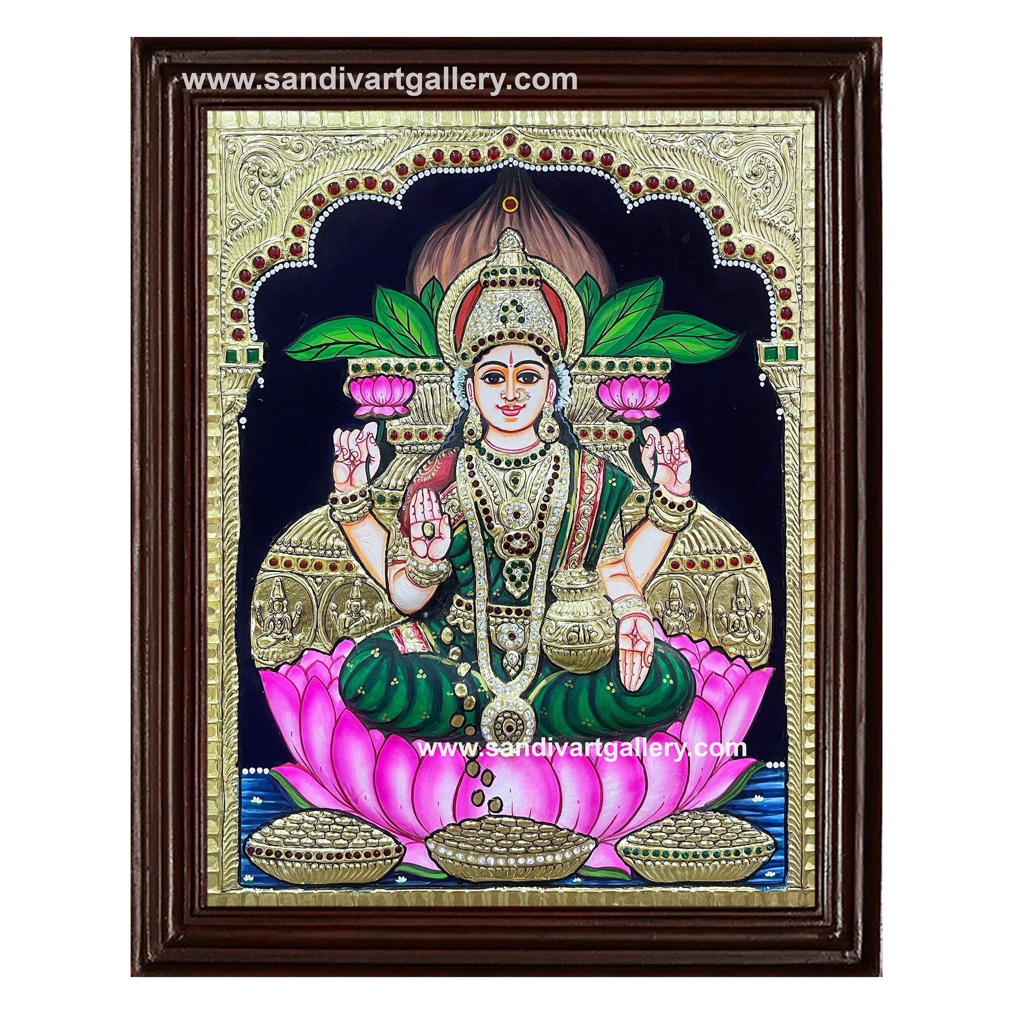 Kalasam Lakshmi Tanjore Painting